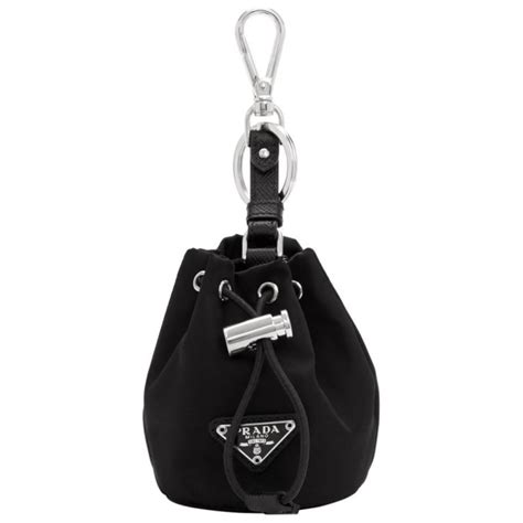 prada pouch keychain|Prada keychain for women.